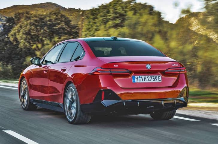 Bmw I5 Rear View Bmw I5 Rear View